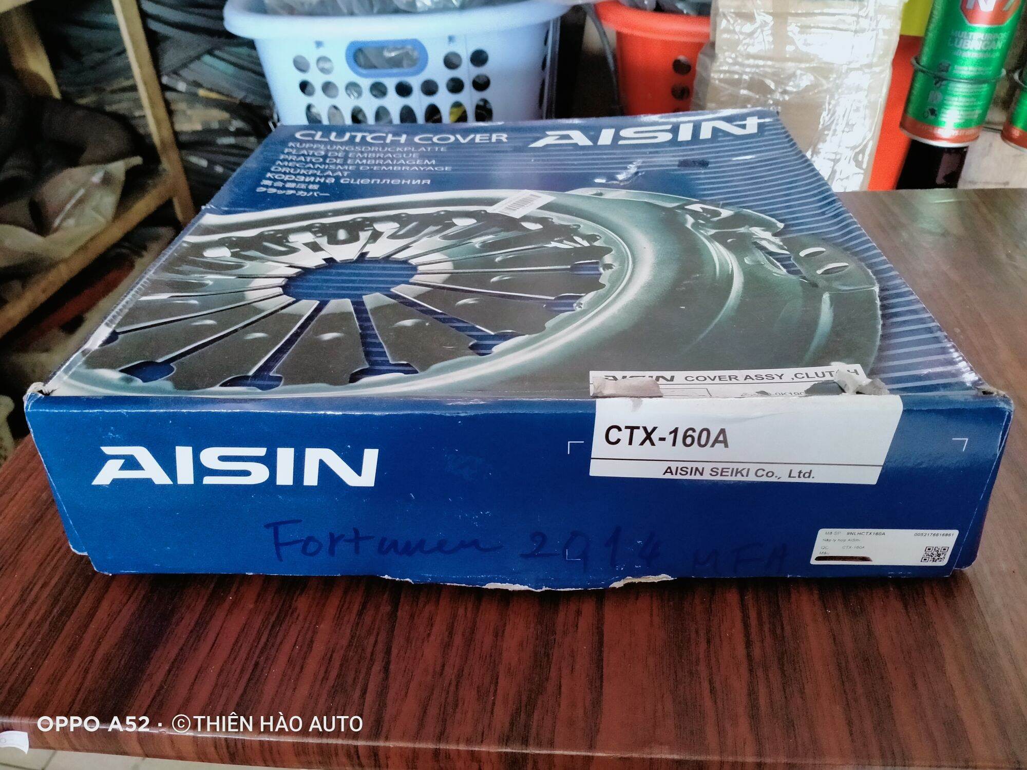 Mâm ép ly hợp toyota fortuner 2006-2021 aisin nhật