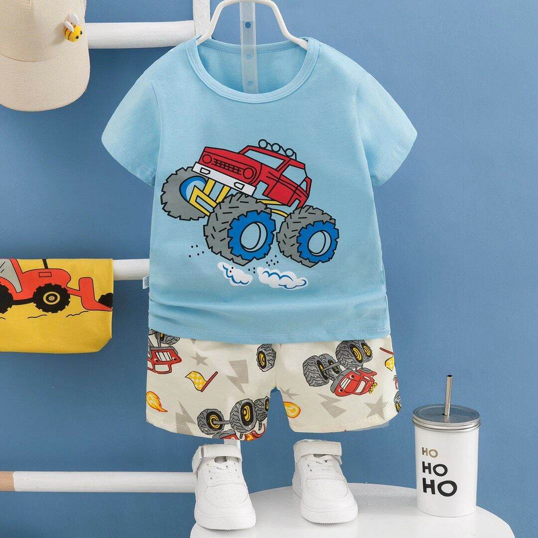 [HCM]BỘ ĐỒ THUN COTTON XỊN HÀNG NHẬP QC CHO BÉ