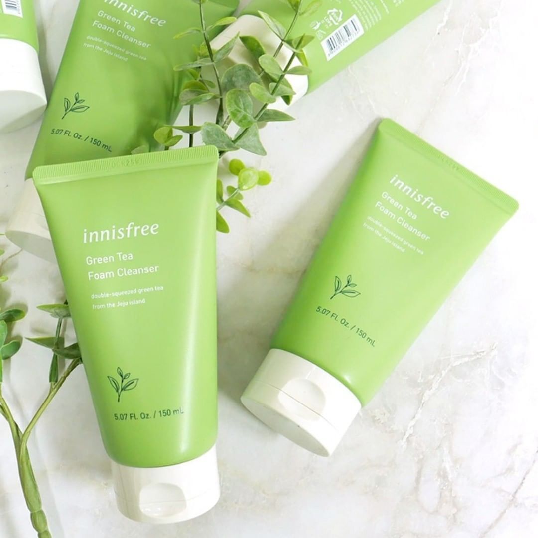Sữa Rửa Mặt Innisfree Trà Xanh Green Tea Cleansing Foam