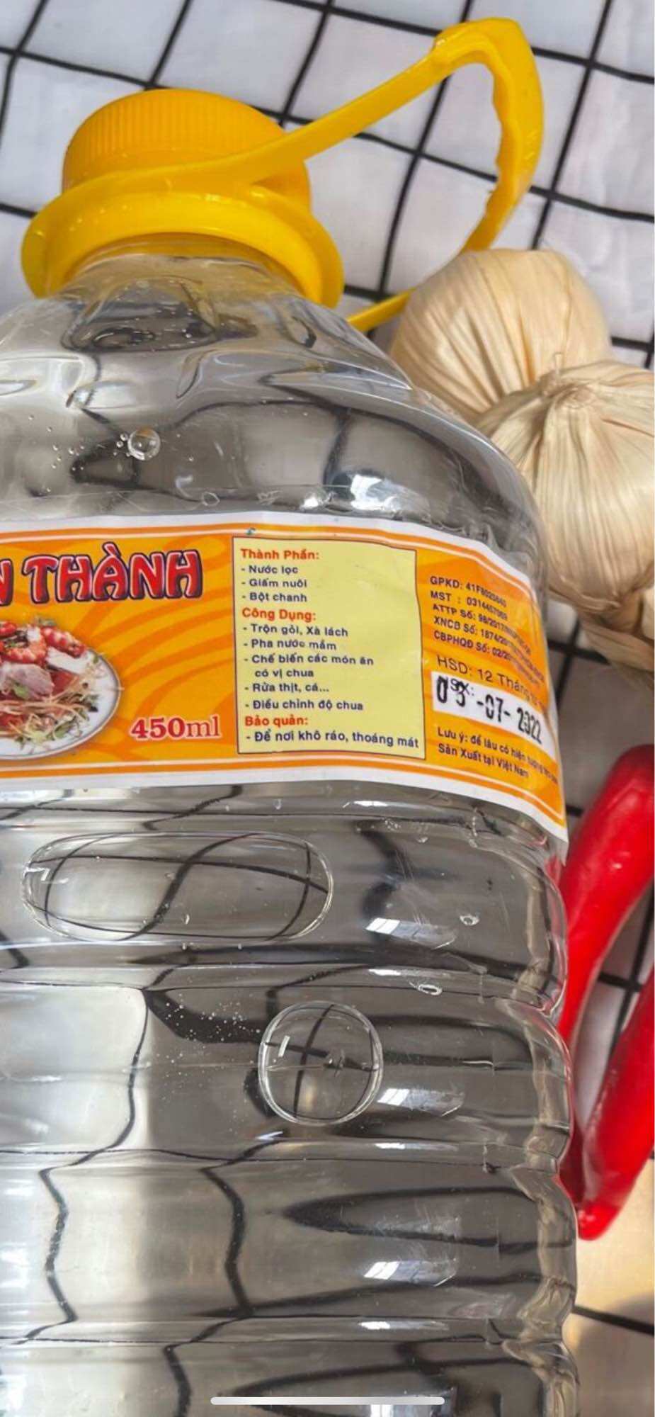 GIẤM ĂN TINH LUYỆN THUẬN THÀNH 4.5L