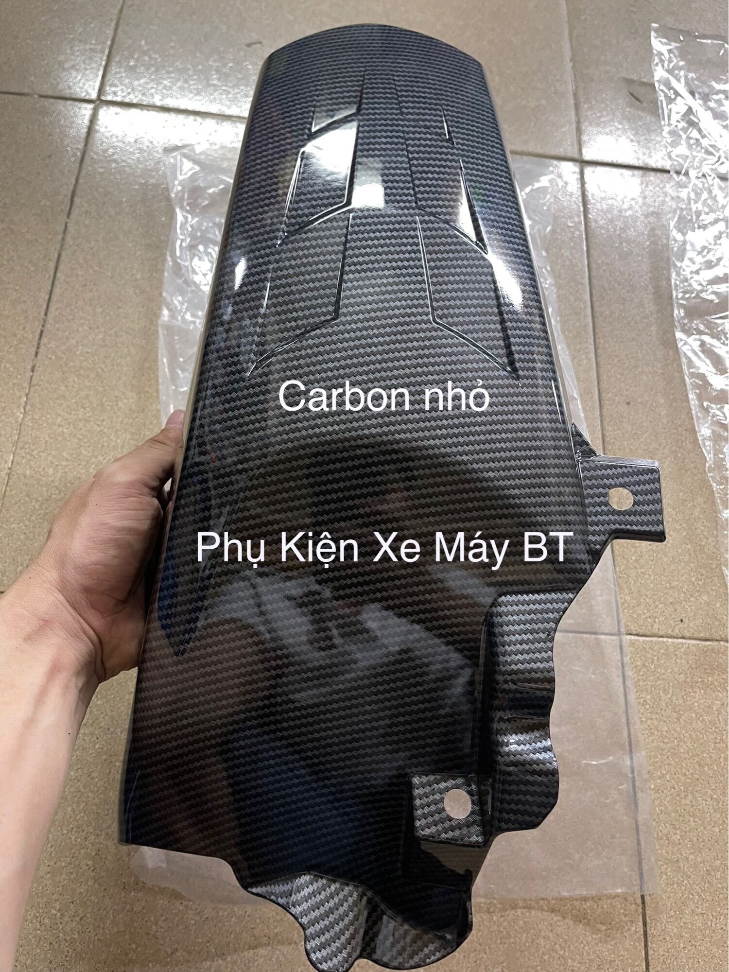 Dè Chắn Bùn VARIO 160 2022->2024 Đen Mờ/Carbon