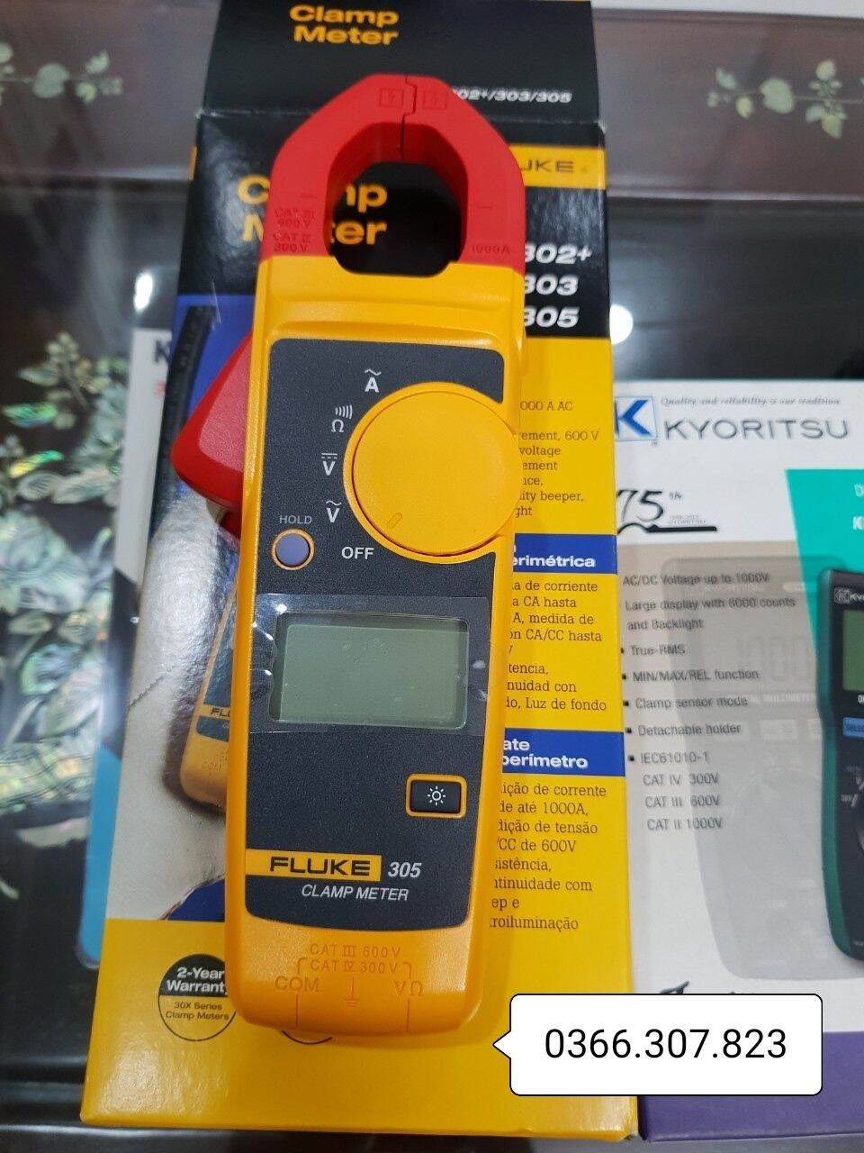 [Hcm]Fluke 305 Ac Current Clamp Meter (1000A)