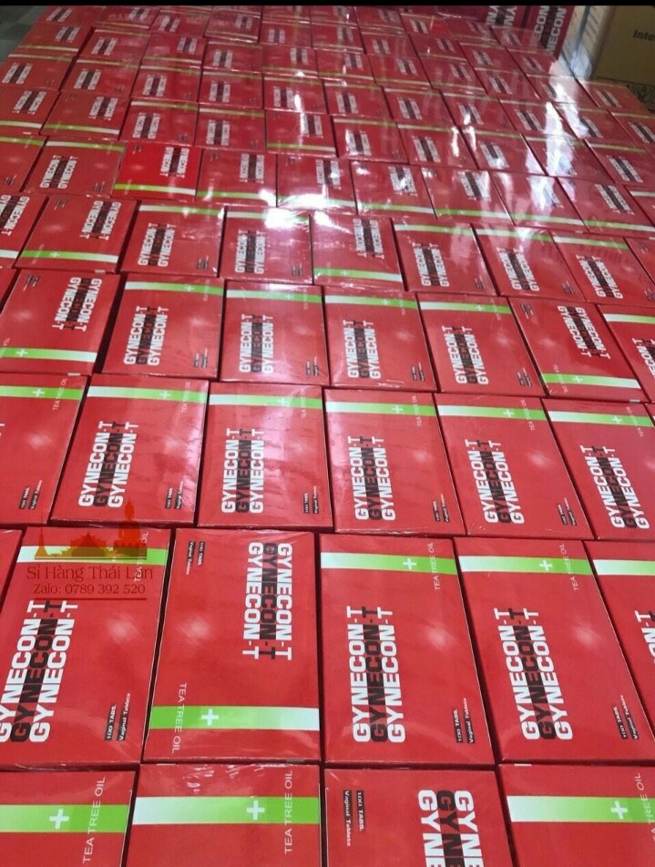 Hộp 20 vỉ viên đặt gynecon T trà xanh Thái Lan