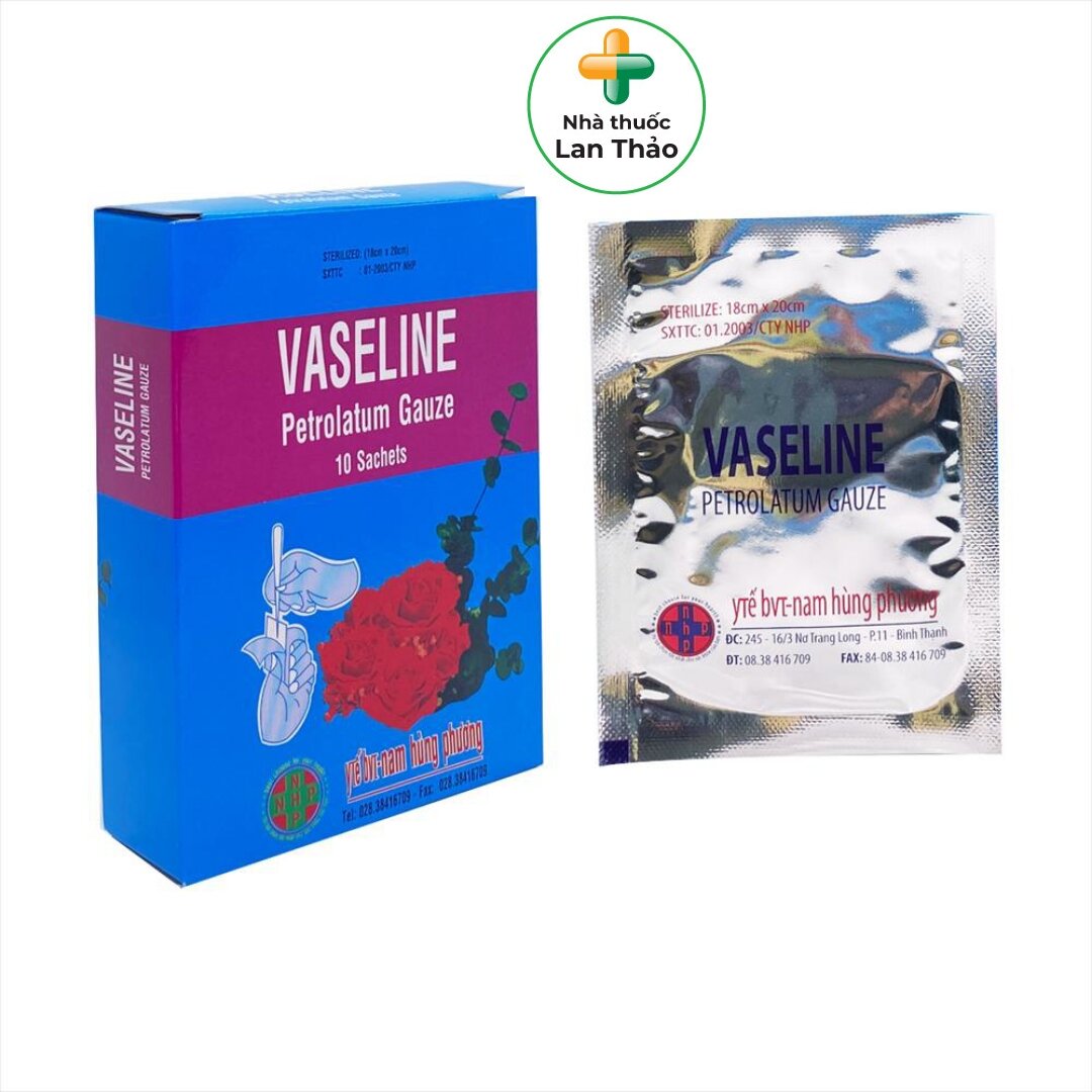 Miếng dán vaseline hộp 10 miếng