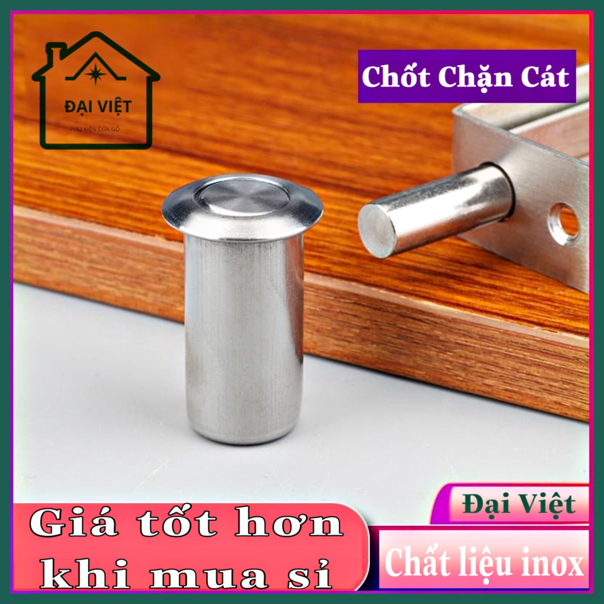 Chốt chặn cát, bịt hố chốt âm, miệng lỗ 1.5cm