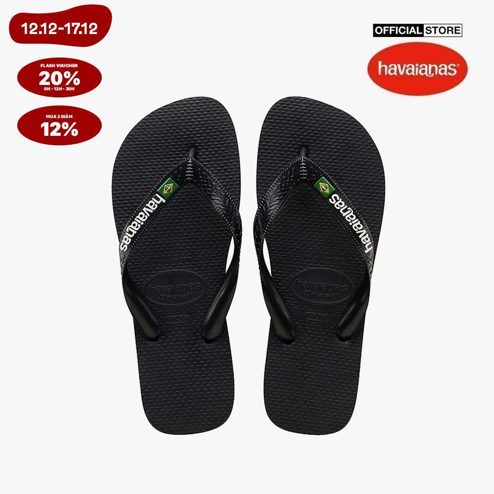 [FLASH VOUCHER 20% + MUA 2 GIẢM 12% + FREESHIP|CHỈ 20H 11/12 - 12/12] HAVAIANAS - Dép unisex Brasil Logo 4110850-1069