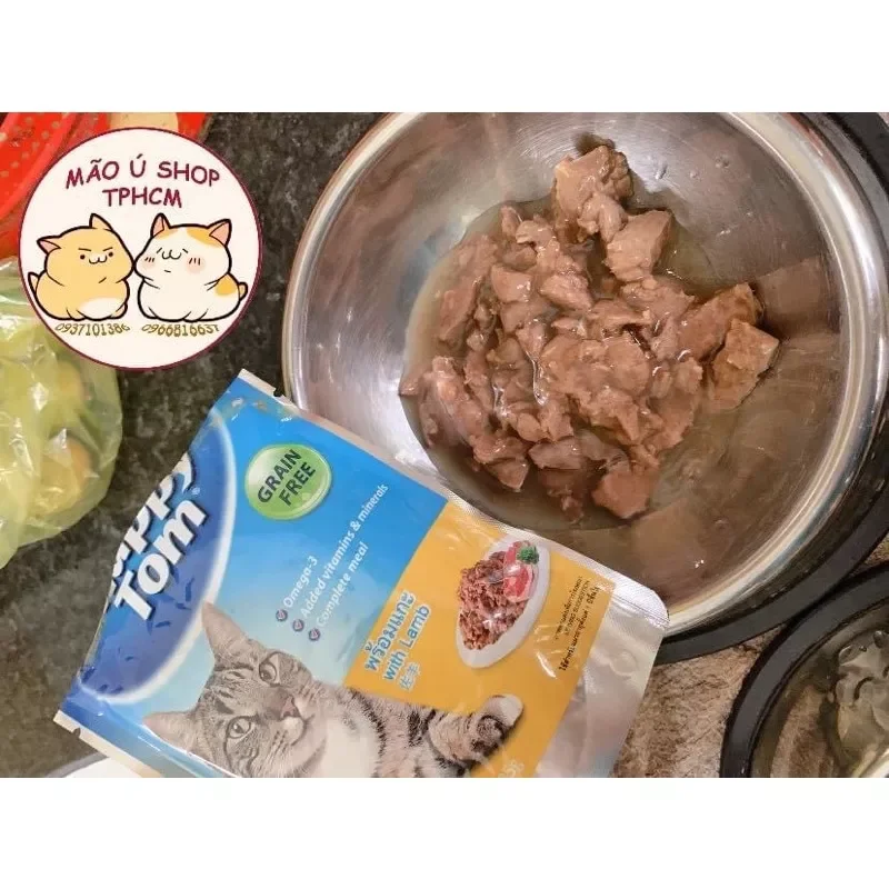 PATE MÈO SNAPPY TOM GÓI 85G
