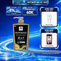 ROMANO TẮM & GỘI 2 TRONG 1 HƯƠNG NƯỚC HOA GRANDIOSE 650G