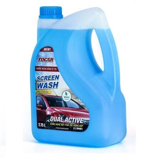 Nước rửa kính ô tô đức, focar can 2.75l