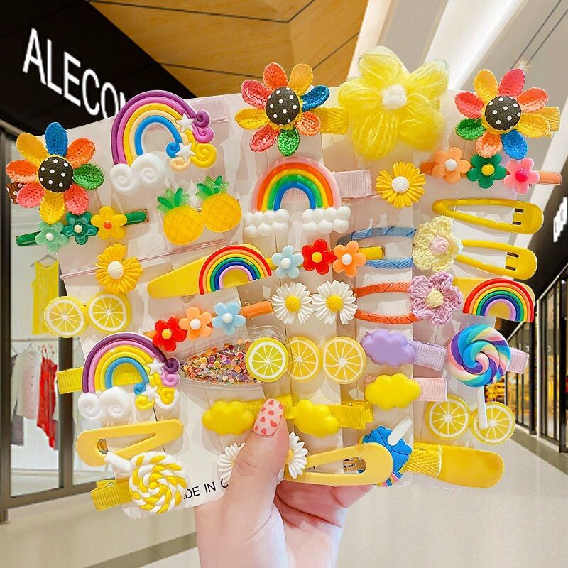 Set 6 kẹp tóc đáng yêu cho bé gái