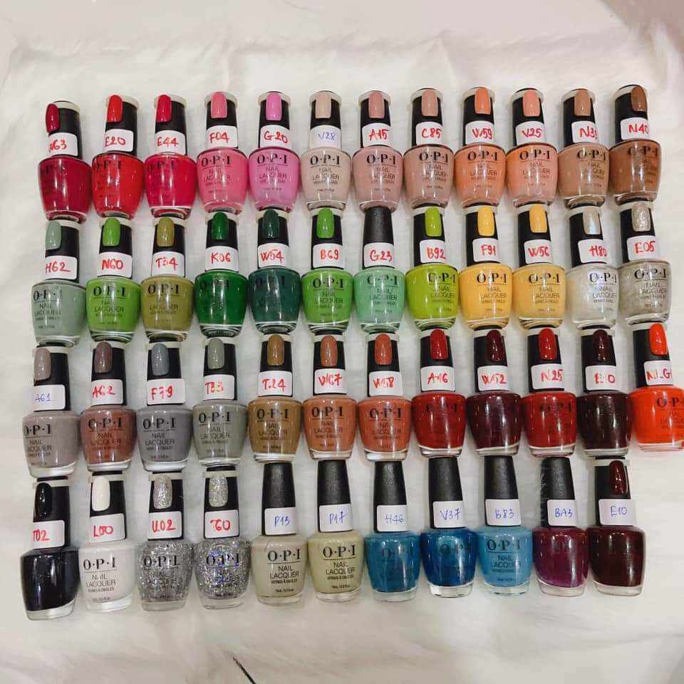 Tổng hợp các màu sơn thường OPI hàng loại 1 chất sơn đẹp đầu cọ đẹp , đủ màu sắc sơn thường nhanh khô