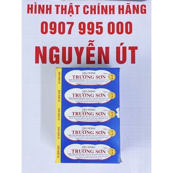 Dầu nóng trường sơn hộp 10 chai x 10ml