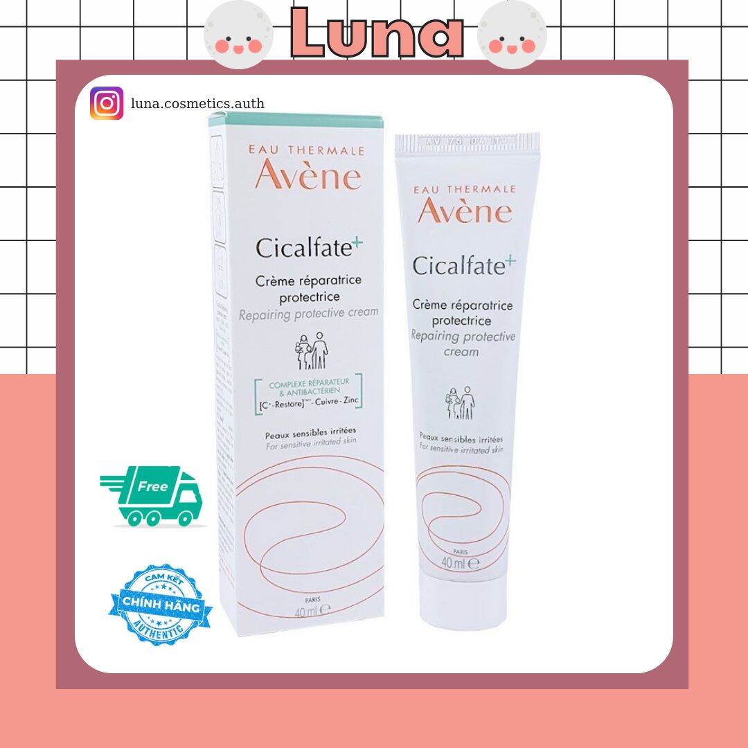 [Chính Hãng Xách Tay] Kem Dưỡng Ẩm Tái Tạo Phục Hồi Da Avene Cicalfate Repair Cream 40Ml
