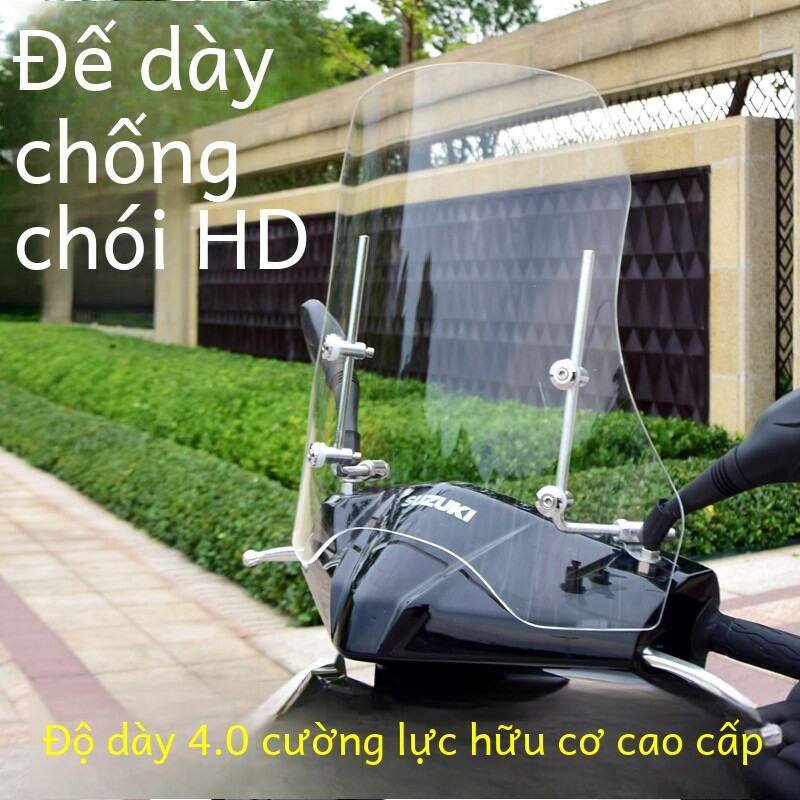 Kính Chắn Gió Cường Lực Độ Cao Cho Xe Điện Và Xe Máy Chống Mưa Chống Mài Mòn Và Xuyên Thấu