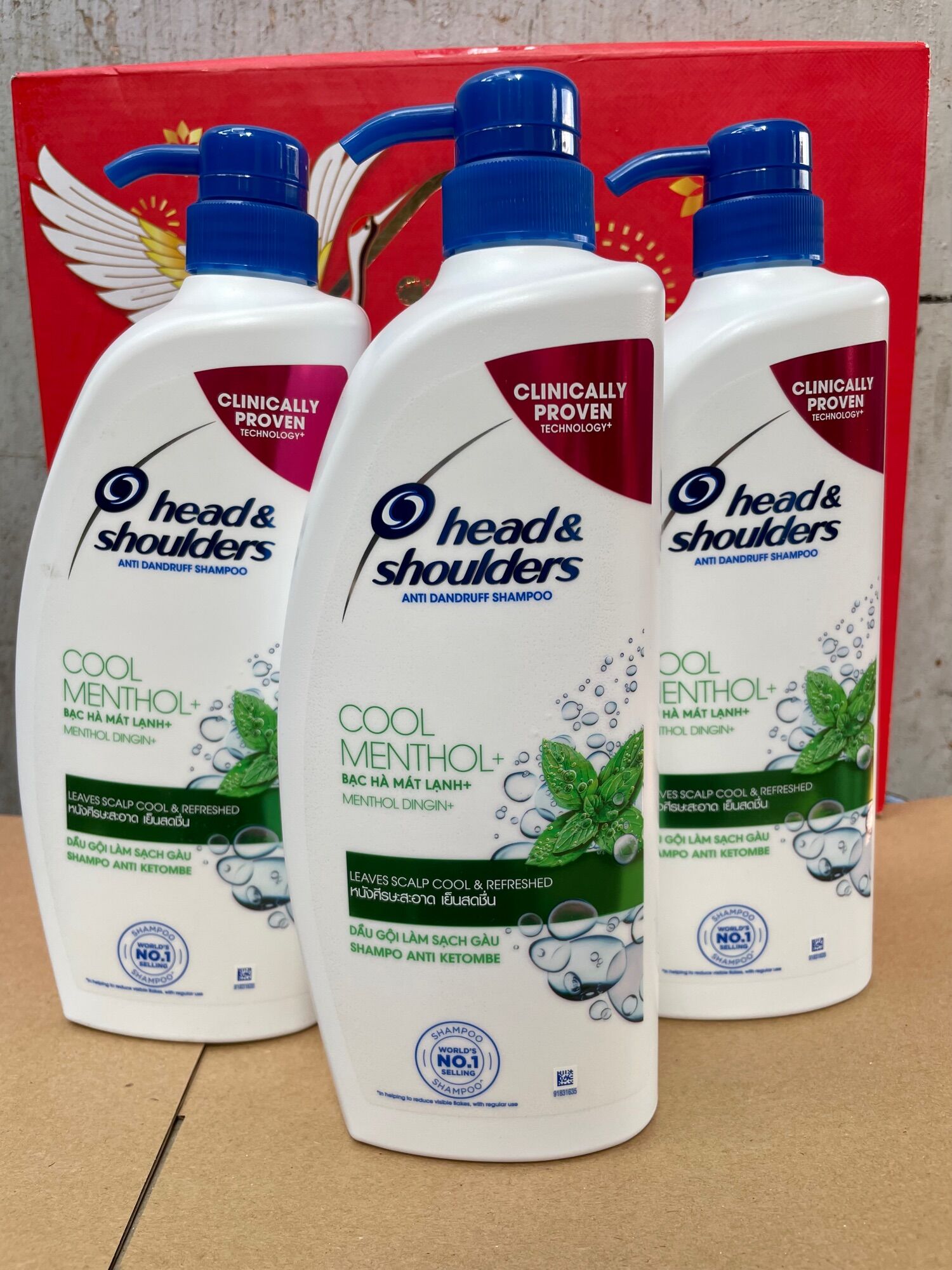 Dầu gội Head & Shoulders bạc hà mát Lạnh 850ml