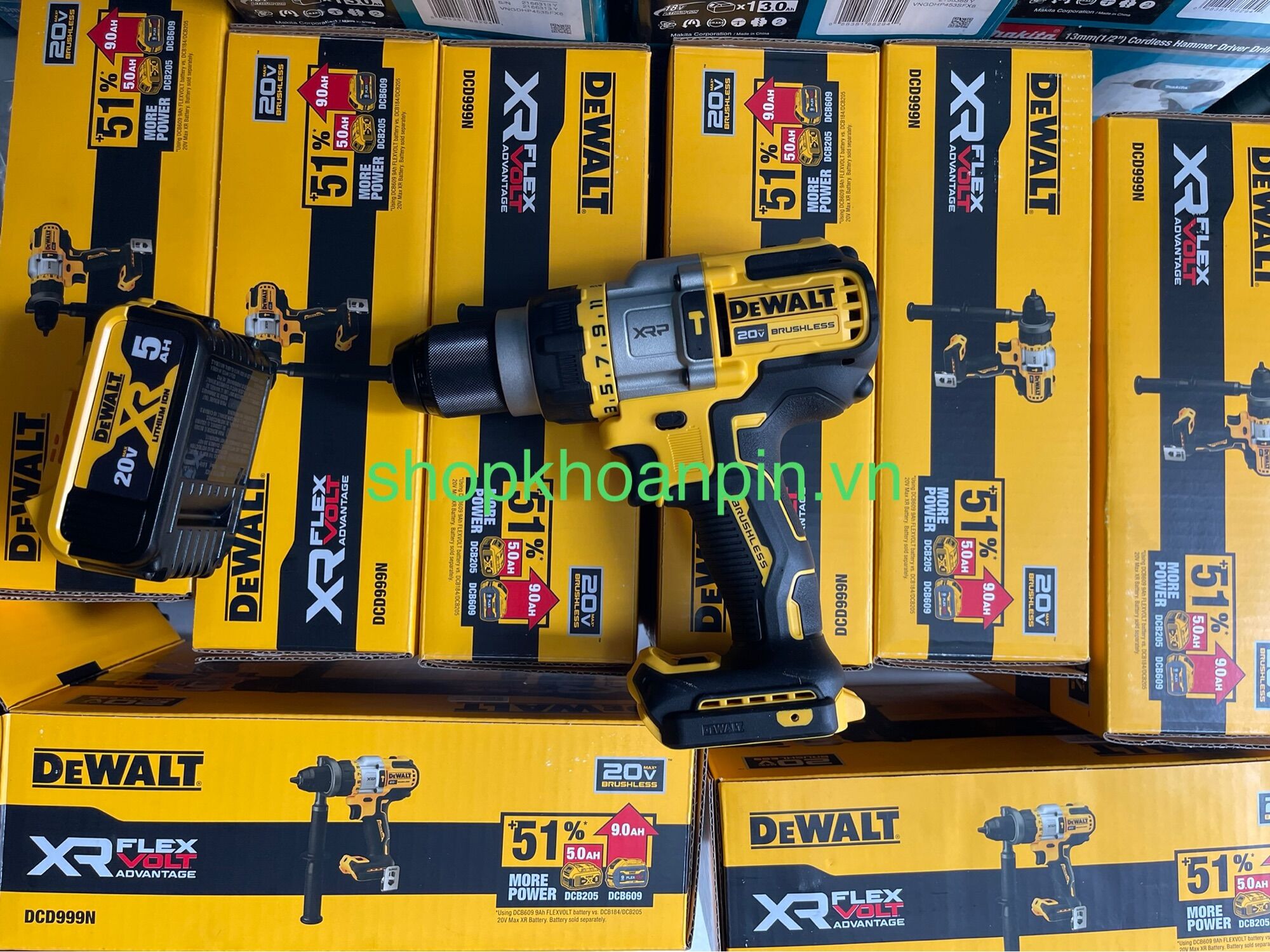 Máy khoan pin Dewalt DCD999N ( bảo hành 3 năm tại hãng)