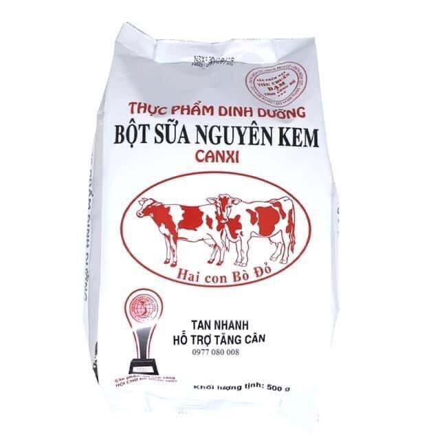Sữa bột nguyên kem Hai Con Bò Đỏ