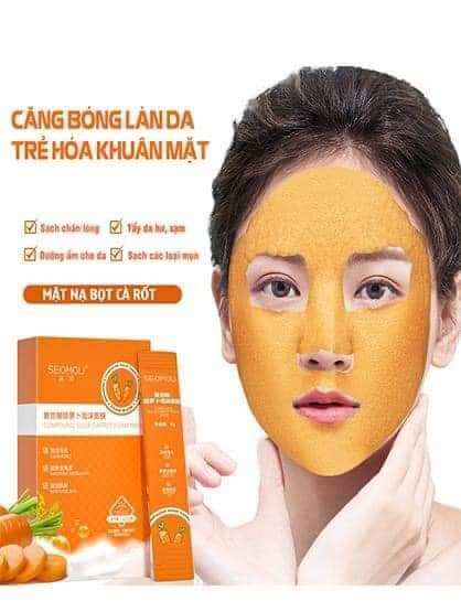Mặt nạ cà rốt thiên nhiên sủi bọt
