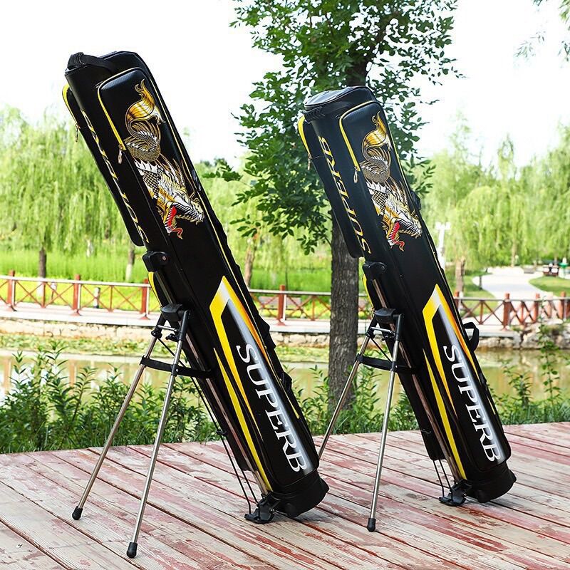 Bao đựng cần cao cấp rồng vàng super 1m25 3 ngăn 2 ngăn