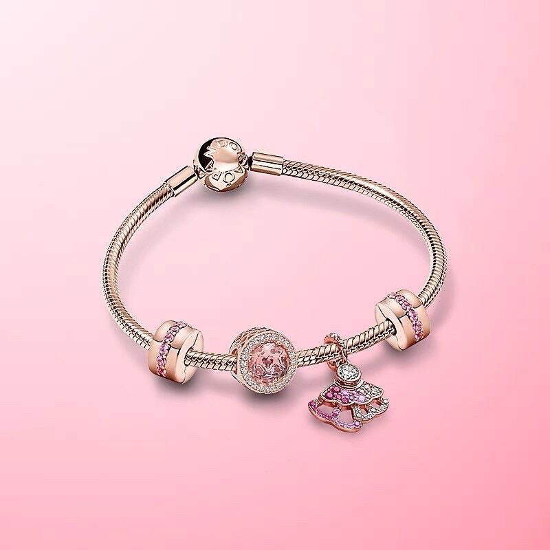 Pandora S925 ALE SILVER Dad Leather Charm Bracelet Set | lupon.gov.ph