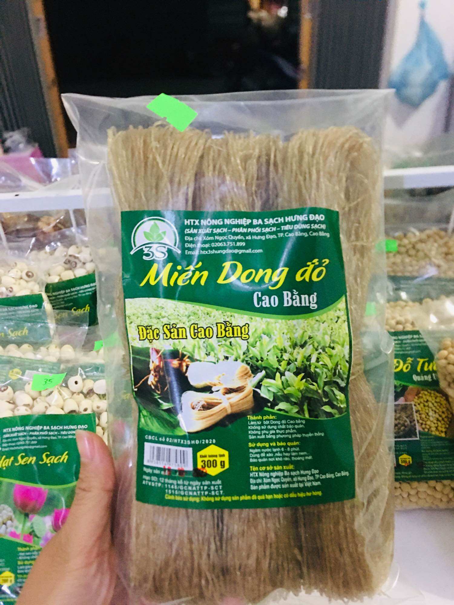 Miến dong đỏ cao bằng 300gram