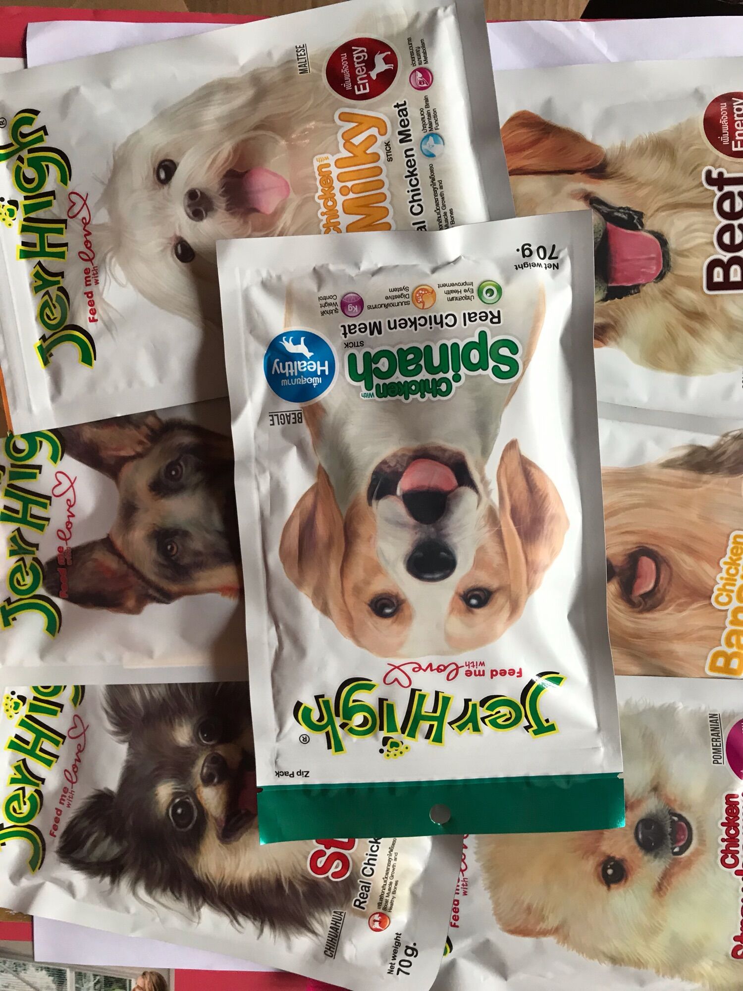 Stick Snack jerhigh 70g -que snack Jerhigh đủ vị 70g