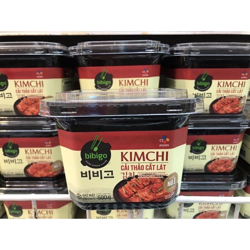 Kim chi cải thảo ông kim's cắt lát bibigo 500g