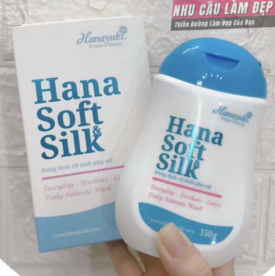 Hana Soft Silk dung dịch vệ sinh phụ nữ.