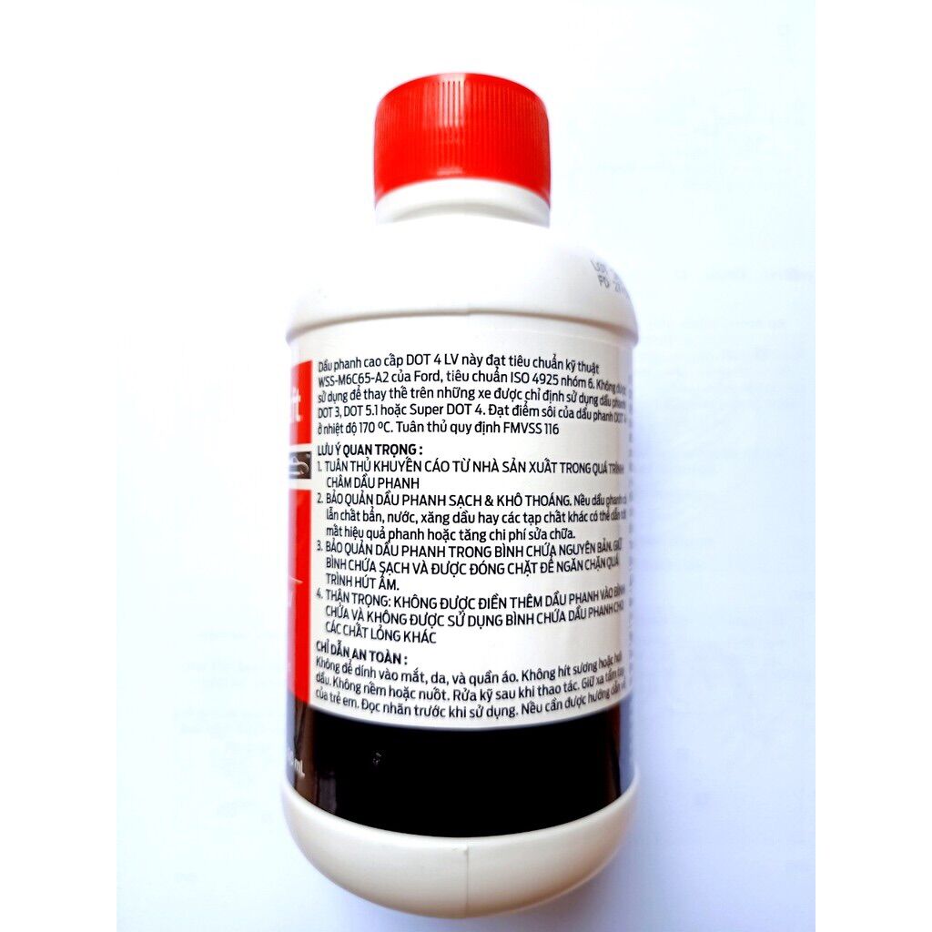 [Chính hãng] DẦU Phanh/Thắng xe hơi Ford DOT4 cao cấp 500ml