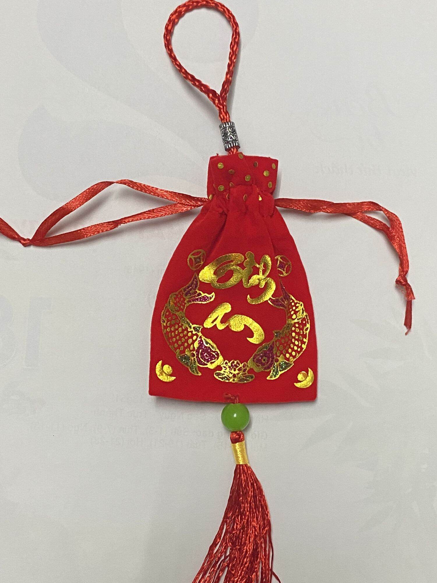 Túi Gấm Đỏ Bình An Alofa