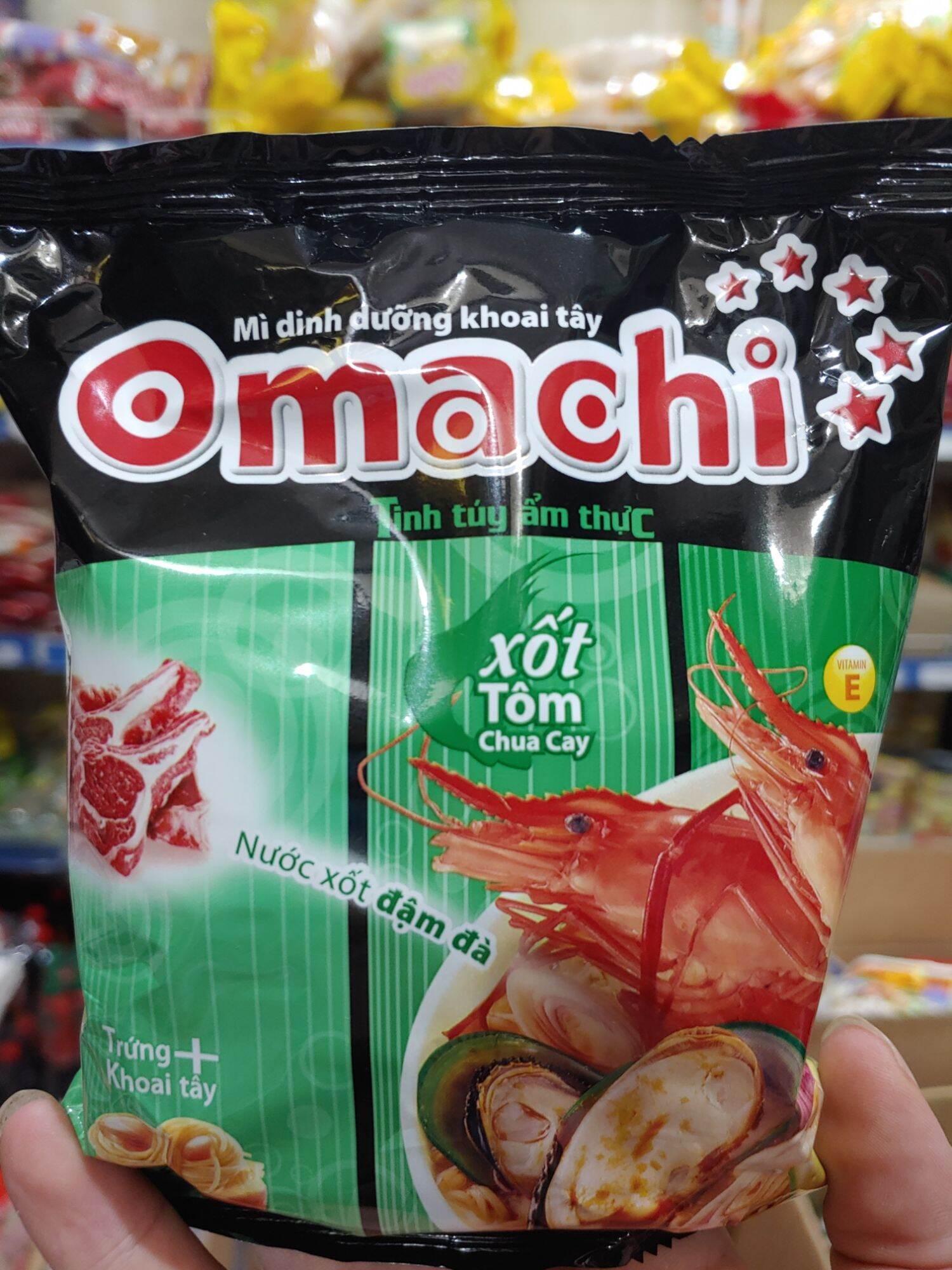 Mì Omachi gói các vị