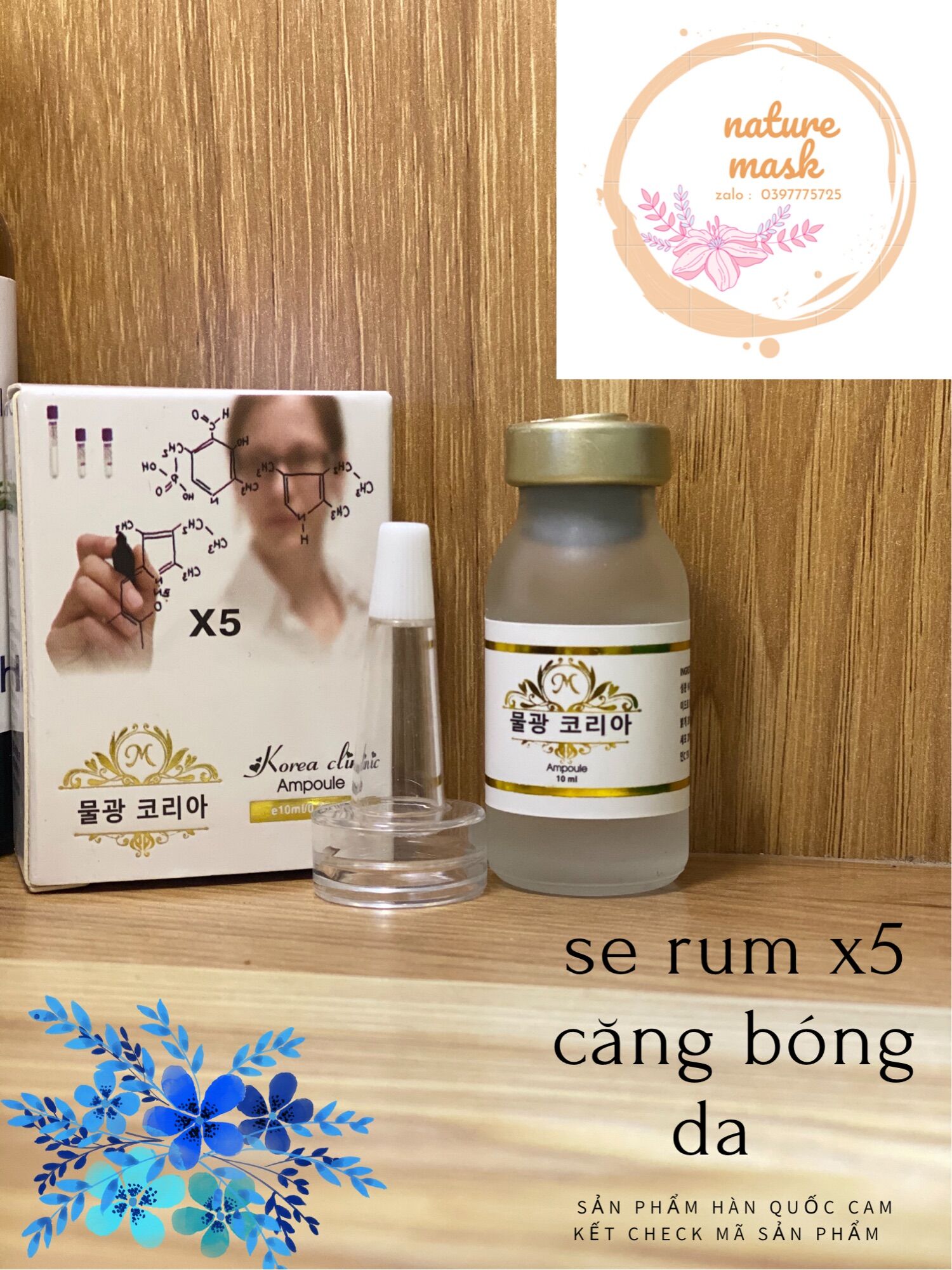 Mulwang x5 căng bóng da Hàn Quốc