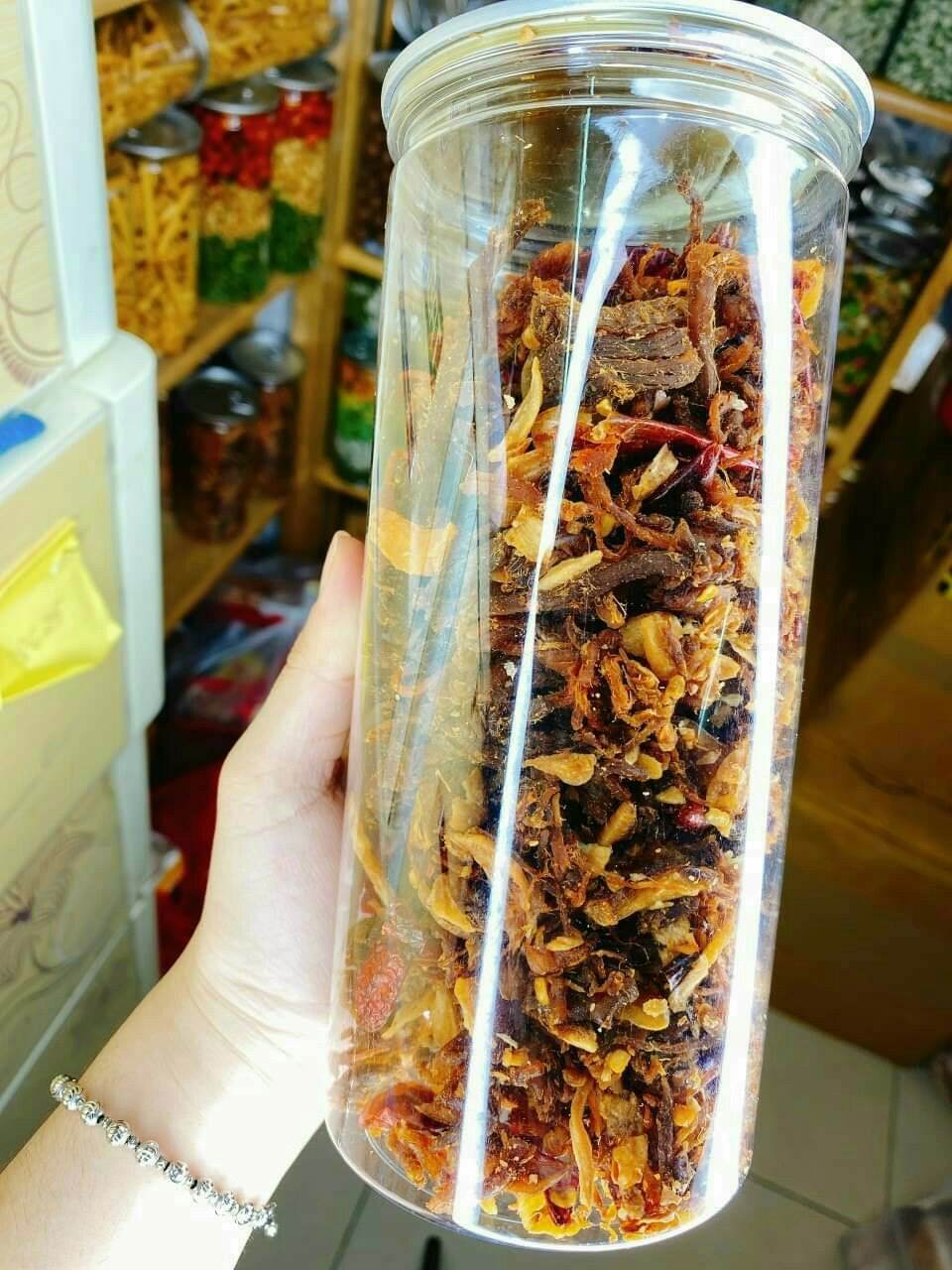 [HCM]Khô heo cháy tỏi hủ 300g
