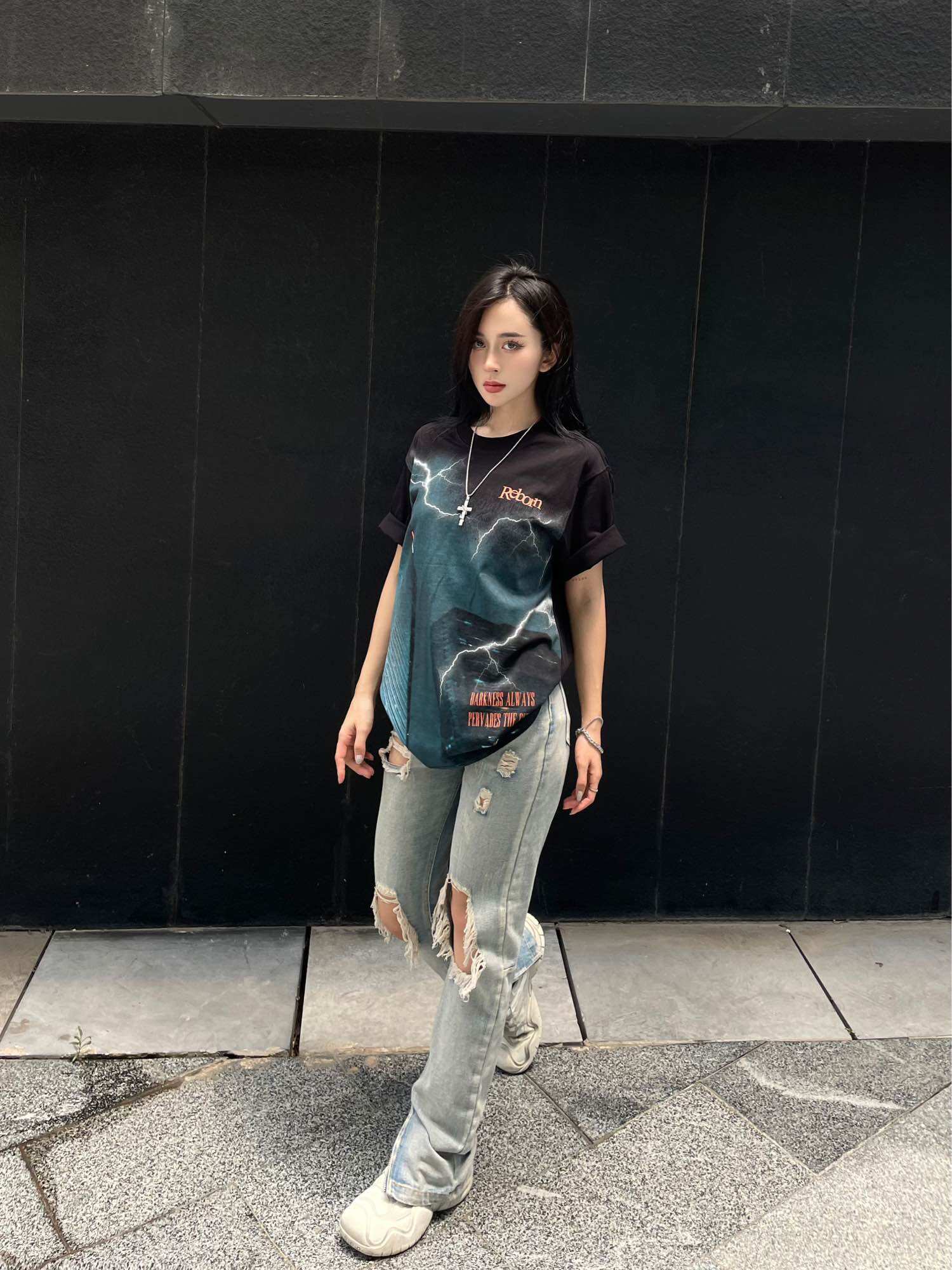 ÁO THUN CITY MIDNIGHT TEE 100% COTTON