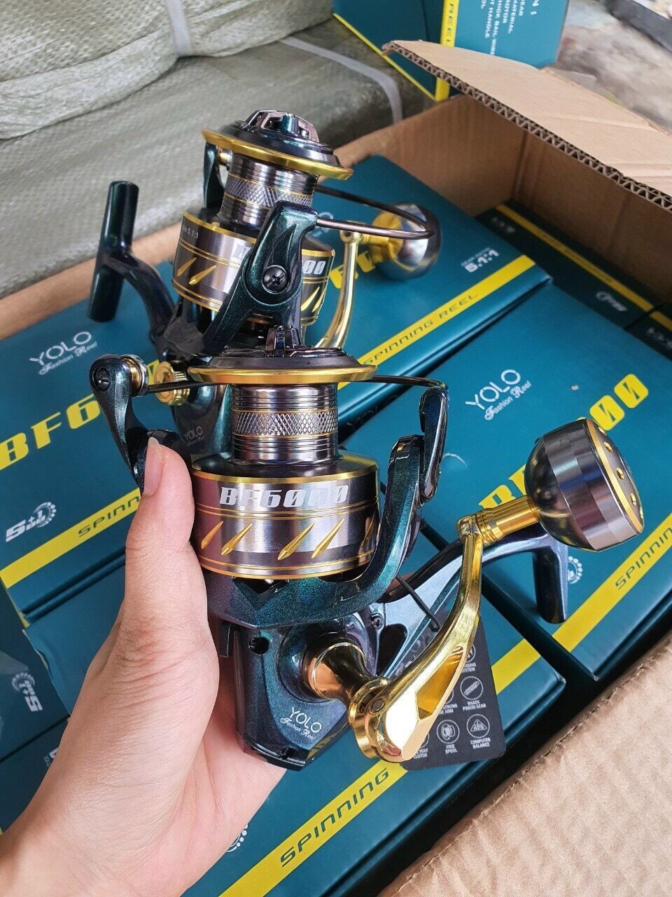 Máy Câu Cá YOLO BF Tay Quay Độ Núm Sắc Nét Mẫu Mới Nhất 2022