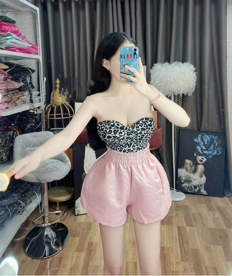 Quần đùi tacta phồng sang chảnh