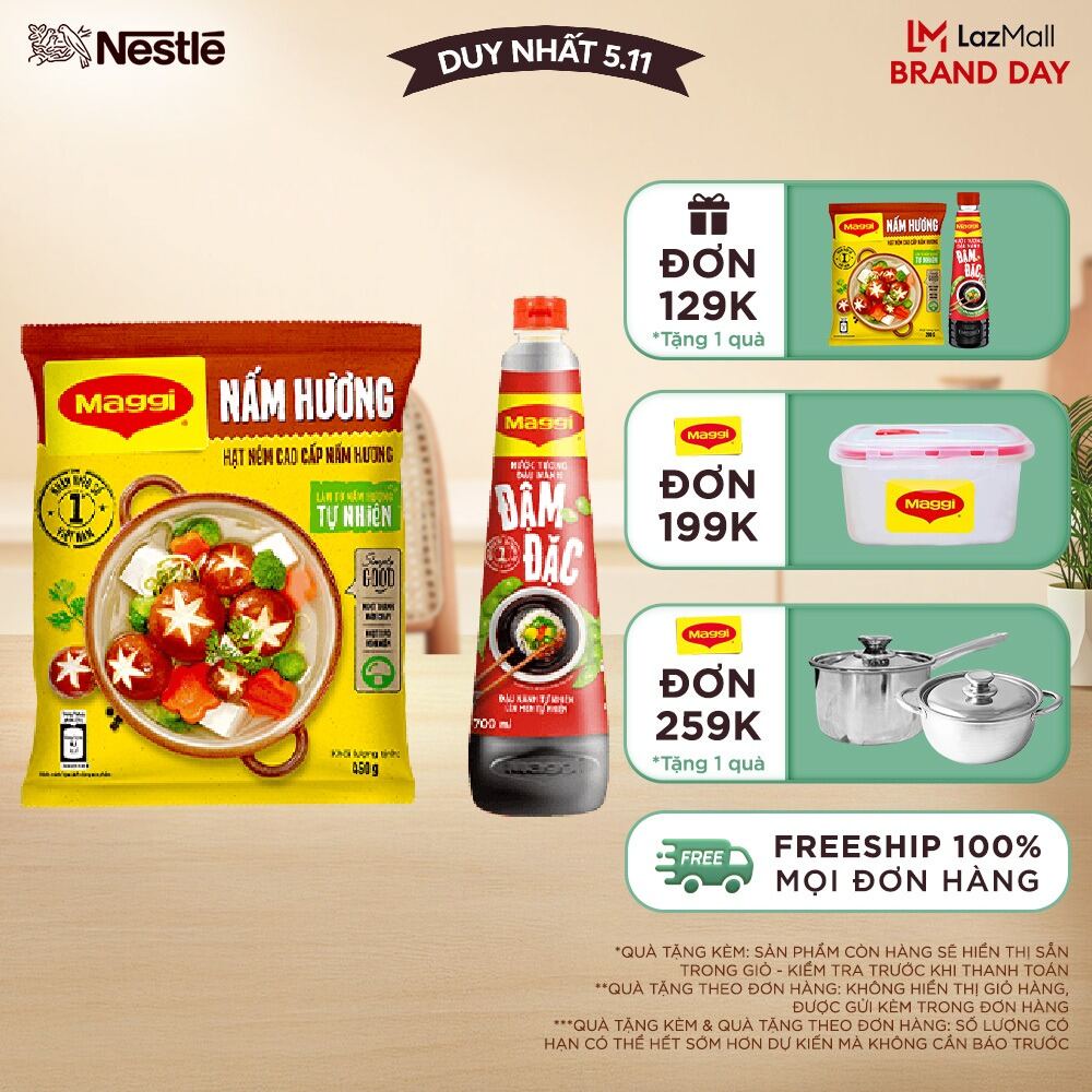 [ƯU ĐÃI THÁNG 11] [FREESHIP TOÀN QUỐC] COMBO MIX VỊ MAGGI: 1 Nước Tương MAGGI® Đậu Nành Đậm Đặc Chai