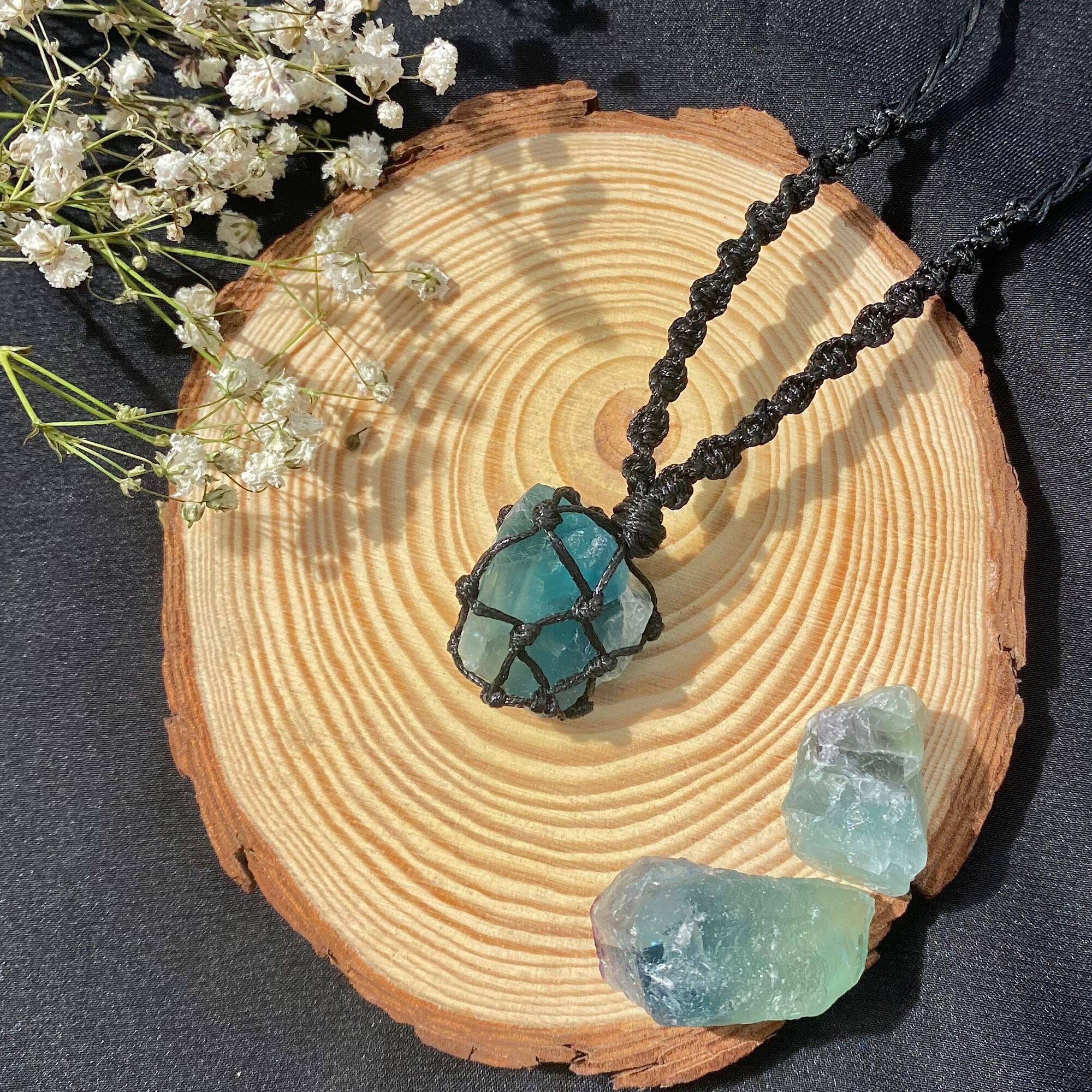 Vòng Cổ Macrame Các Loại Đá
