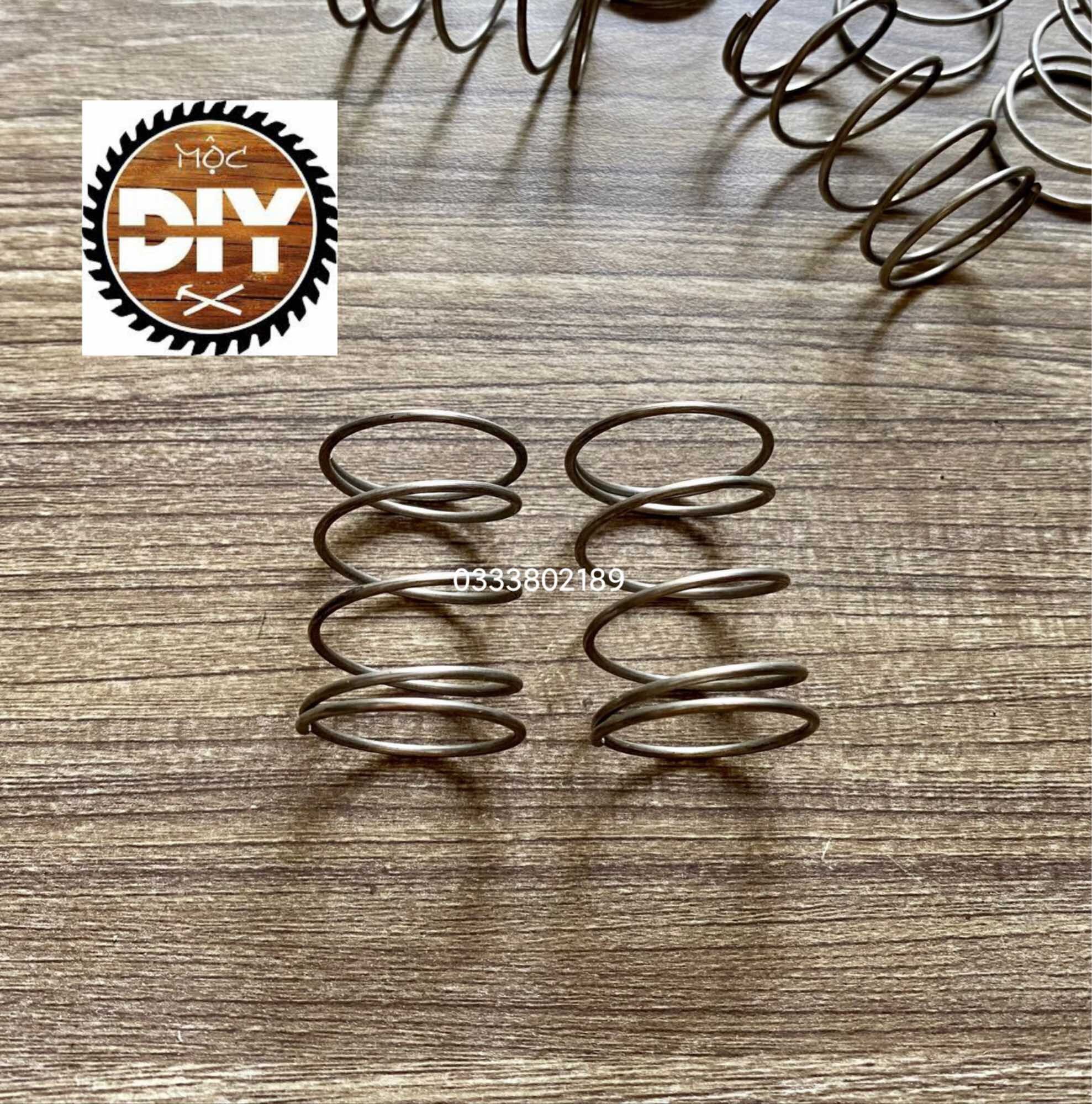 Lò xo nén inox phi 25 dài 34mm, sợi 1.2mm ( 5 cái)