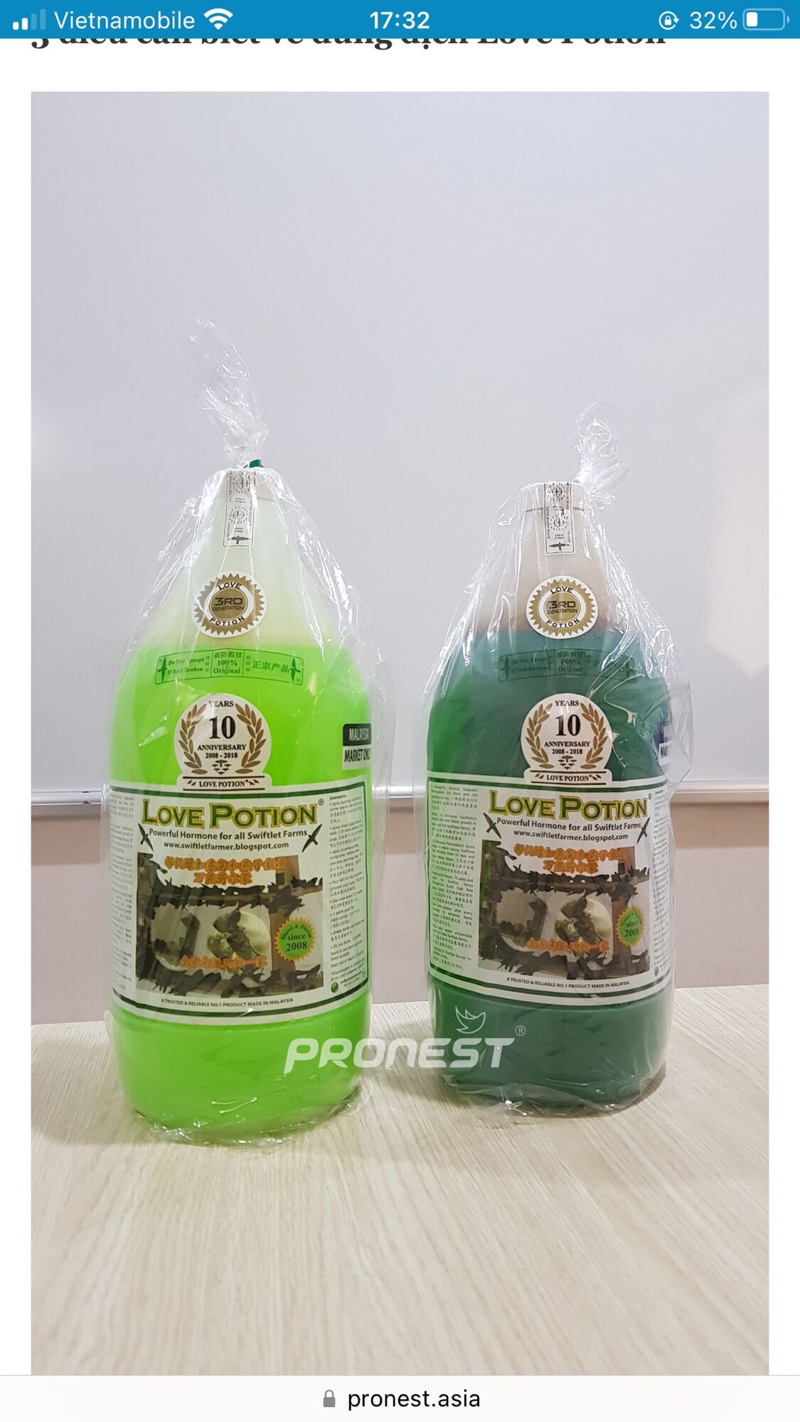 DUNG DỊCH LOVE POTION kích thích chim kết đôi