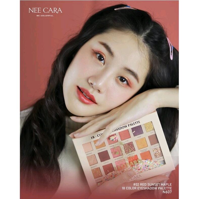 BẢNG PHẤN MẮT 18 Ô MÀU MẮT NEECARA