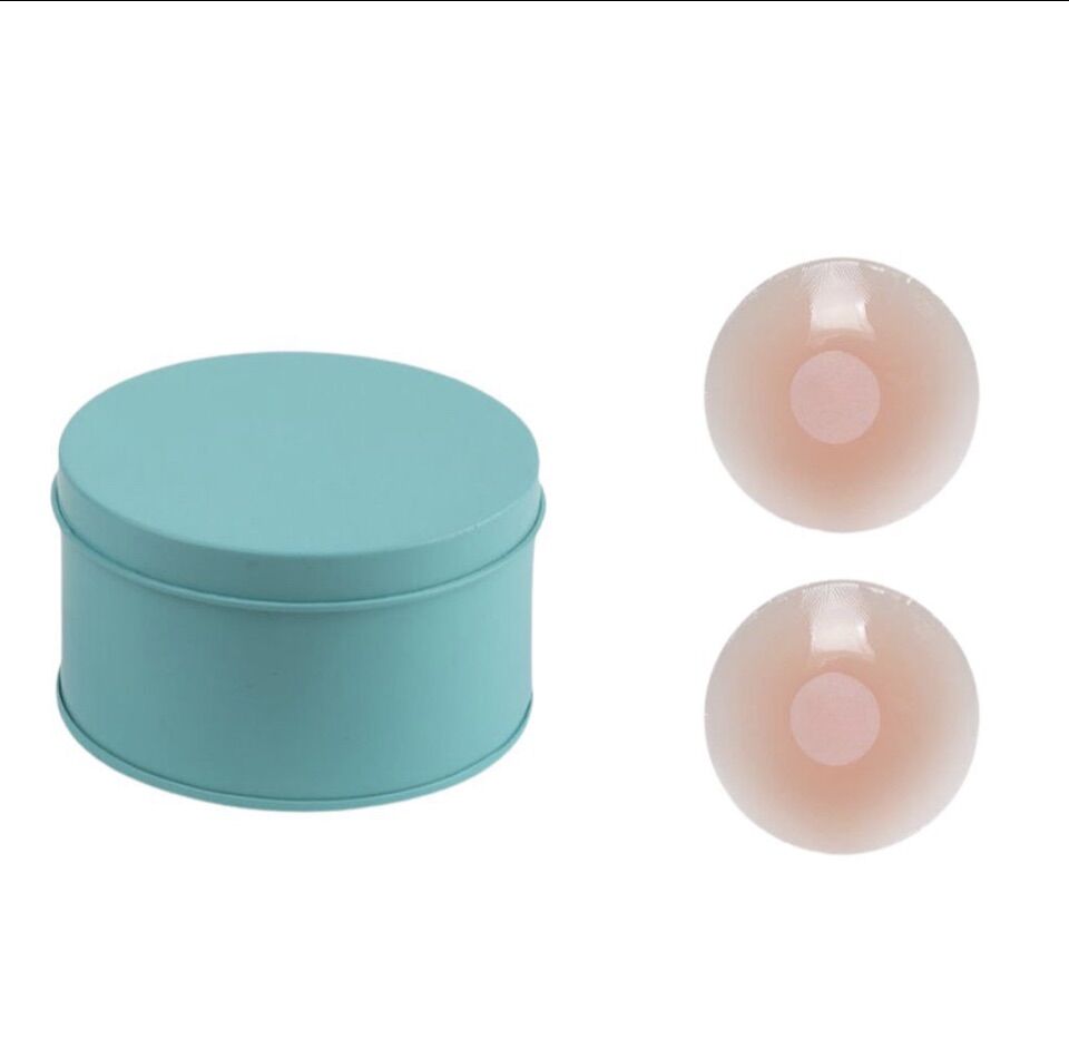 Miếng dán ngực ti silicon Hộp 5 cặp sử dụng nhiều lần