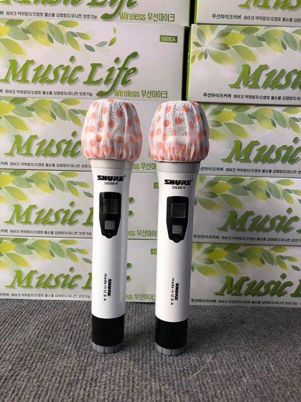 Hộp bao vải bọc đầu micro karaoke