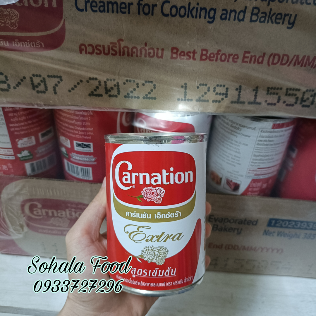 Sữa tươi béo Carnation Sữa tam hoa - pha trà sữa, làm bánh