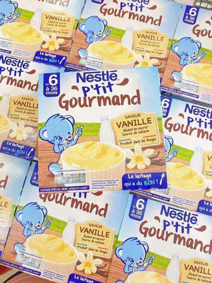 [Date 2026] Váng sữa nguội Nestle Pháp cho bé từ 6m (không cần bảo quản lạnh)