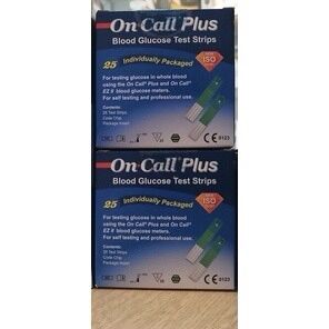 Máy đo đường huyết On call plus ( Tặng 25 que + 50 kim - Bảo hành trọn đời)