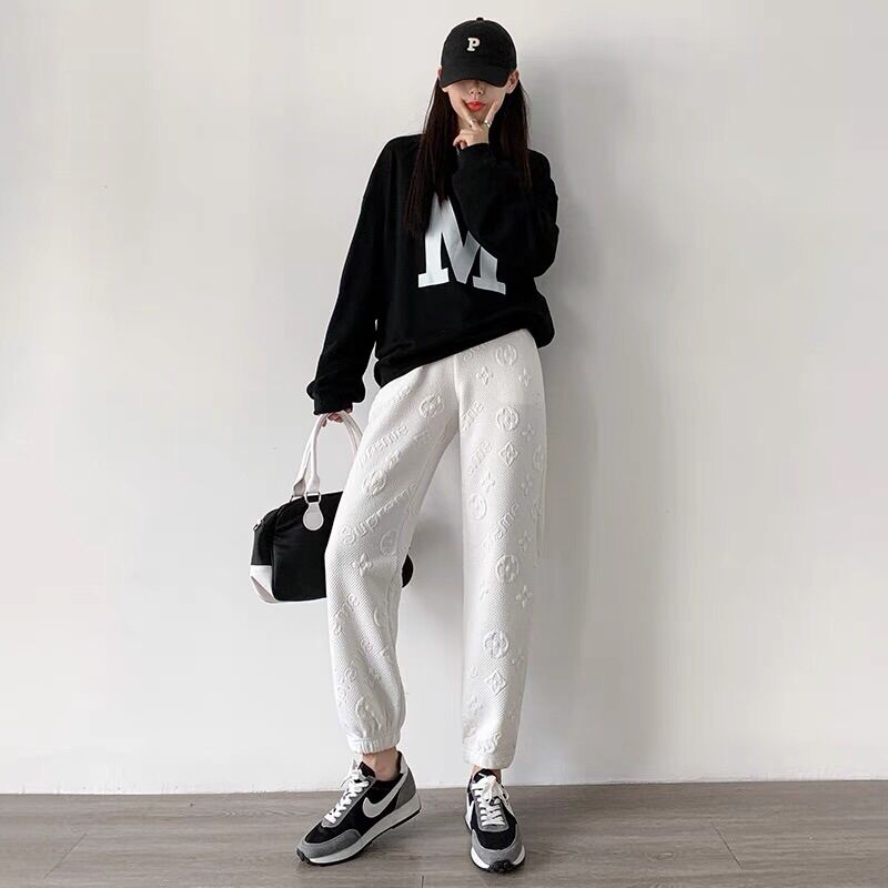 EIGHTYK Quần Dài Jogger Hoạ Tiết Logo