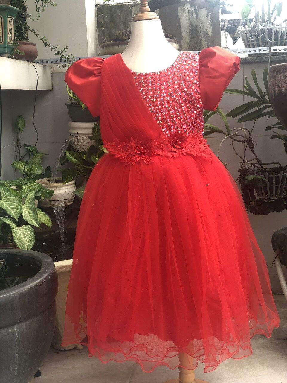 Dam Cong Princess Little Girl's Sequins and Handmade Stones with a Luxurious Design Waistband - 4