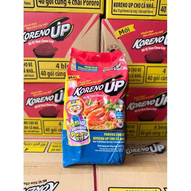 1 Gói Mì Tôm KORENO UP Vị Tôm Chua Cay 67g [ Siêu Ngon ạ ]