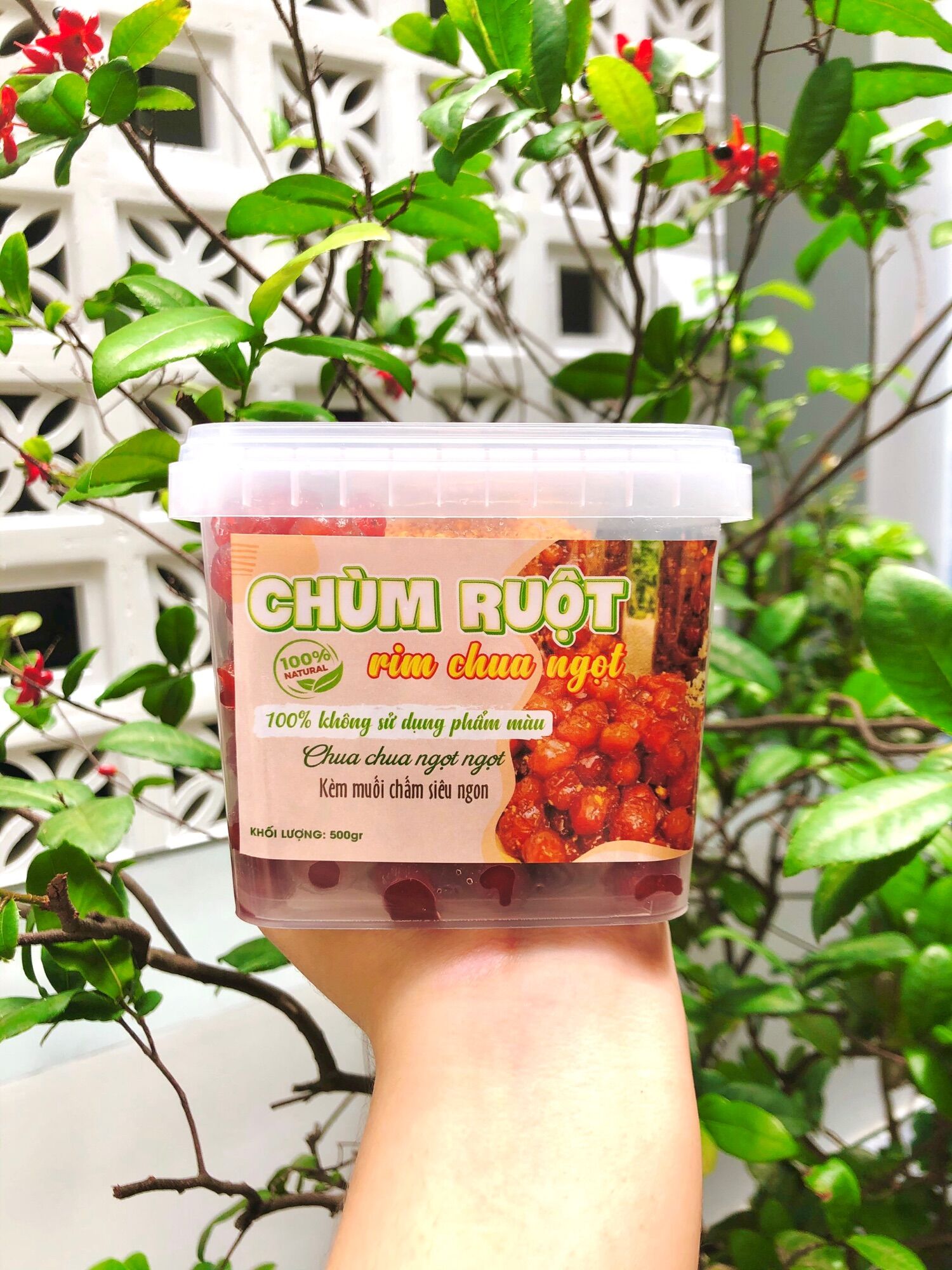 Chùm Ruột Rim Xốc Muối Ớt 500g